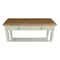 International Concepts Vista Solid Wood Console/Sofa Table with Shelf and 2 Drawers - Hickory/Shell OT79-15S - alternate 6